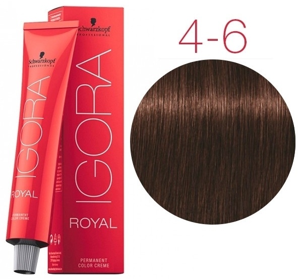 Schwarzkopf Professional Igora Royal 4-6 крем-краска 60 мл