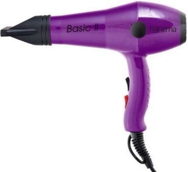 Harizma H10207-07 Basic-2 фен черный, фиолетовый