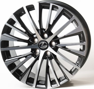 Kipardo H952F 8x19/5x114.3 D60.1 ET35 4 диска черный, серебристый