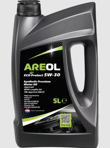 Синтетическое AREOL ECO 5W-30 5 л