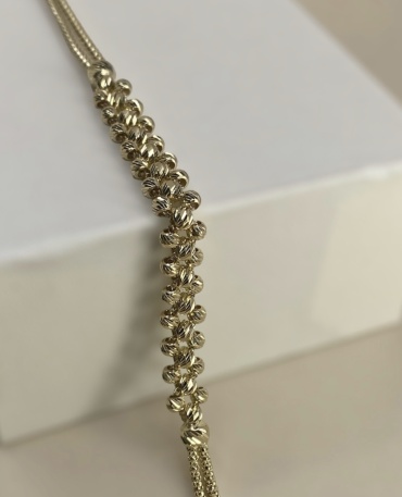 Ali Gold 0034 длина 19 см, вес 4.9 г золото, плетение отсутствует