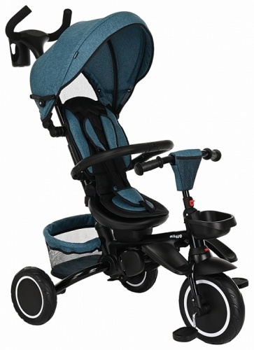Трёхколёсный велосипед Pituso Elite Plus JY-T05 голубой