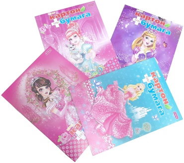 Картон набор двусторонний Yalong 6046356056029, А4, 16 л