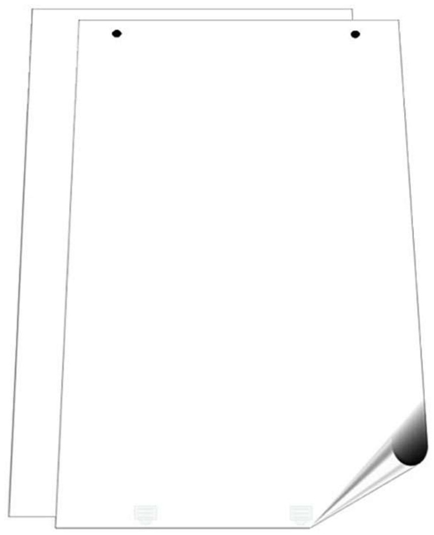 Бумага для флипчартов Kuvert 877304 90x60 см, 20 л, 80 г/м2