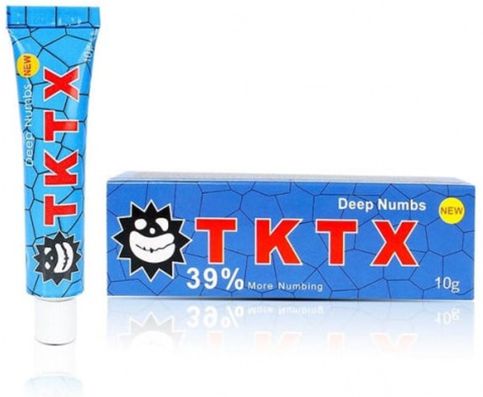 TKTX крем обезболивающий Анестезирующий синий 39% 10 мл