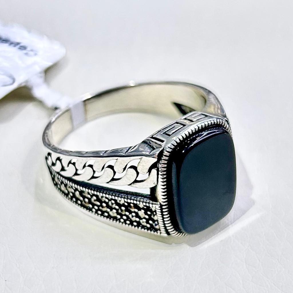 Sulu Silver МС4875/85742/0822 размер 22 вес 7 г серебро, агат, марказит