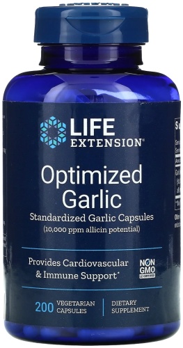 Life Extension БАД Optimized Garlic Экстракт чеснока 200 капсул
