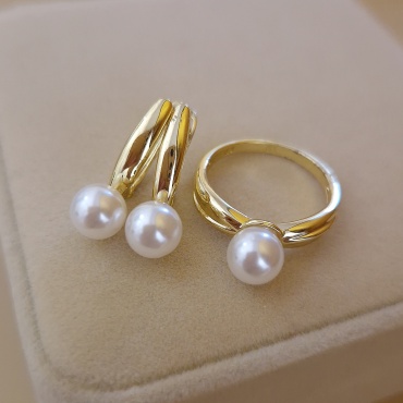 Xuping Jewelry медицинское золото, жемчуг, фианит