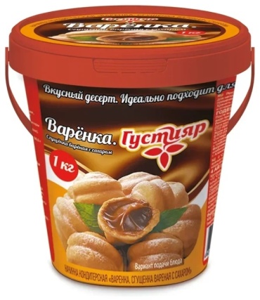 Густияр вареное сгущенное молоко варенка 8.5% 1000 г
