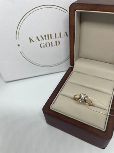 KAMILLLA GOLD 358754412 размер 17 вес 1.96 г золото, фианит