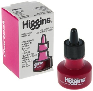 Пигментные чернила HIGGINS MAGENTA Pigment-Based 1 OZ (29,6 мл)