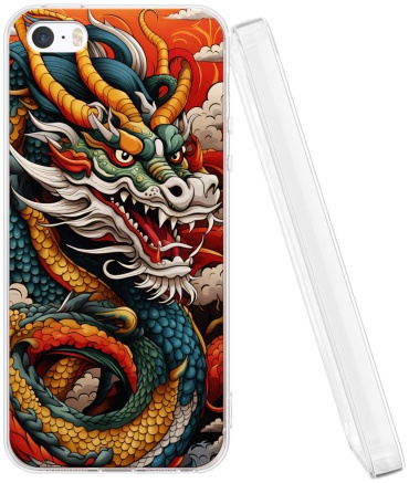 Чехол Mcover для Apple iPhone SE, iPhone 5, iPhone 5S рисунок