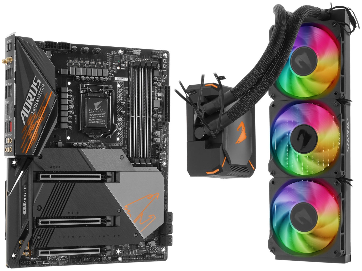 Материнская плата GIGABYTE Z490 AORUS MASTER WATERFORCE
