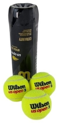Мяч Wilson WRT106200 3 шт для большого тенниса размер one size