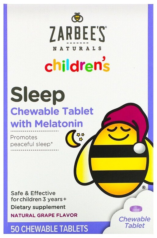Купить Zarbee's мелатонин Childrens Sleep Melatonin Supplement ...