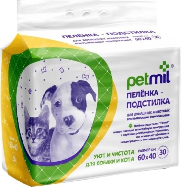 Petmil пеленка одноразовая 30 шт