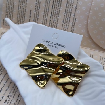 Серьги Stainless Steel медицинская сталь, без вставок