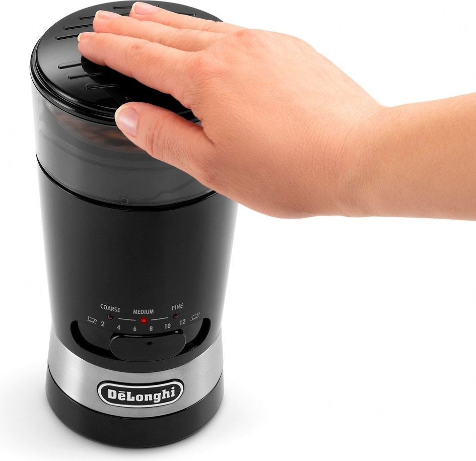 Кофемолка Delonghi KG210 черный — фото 5
