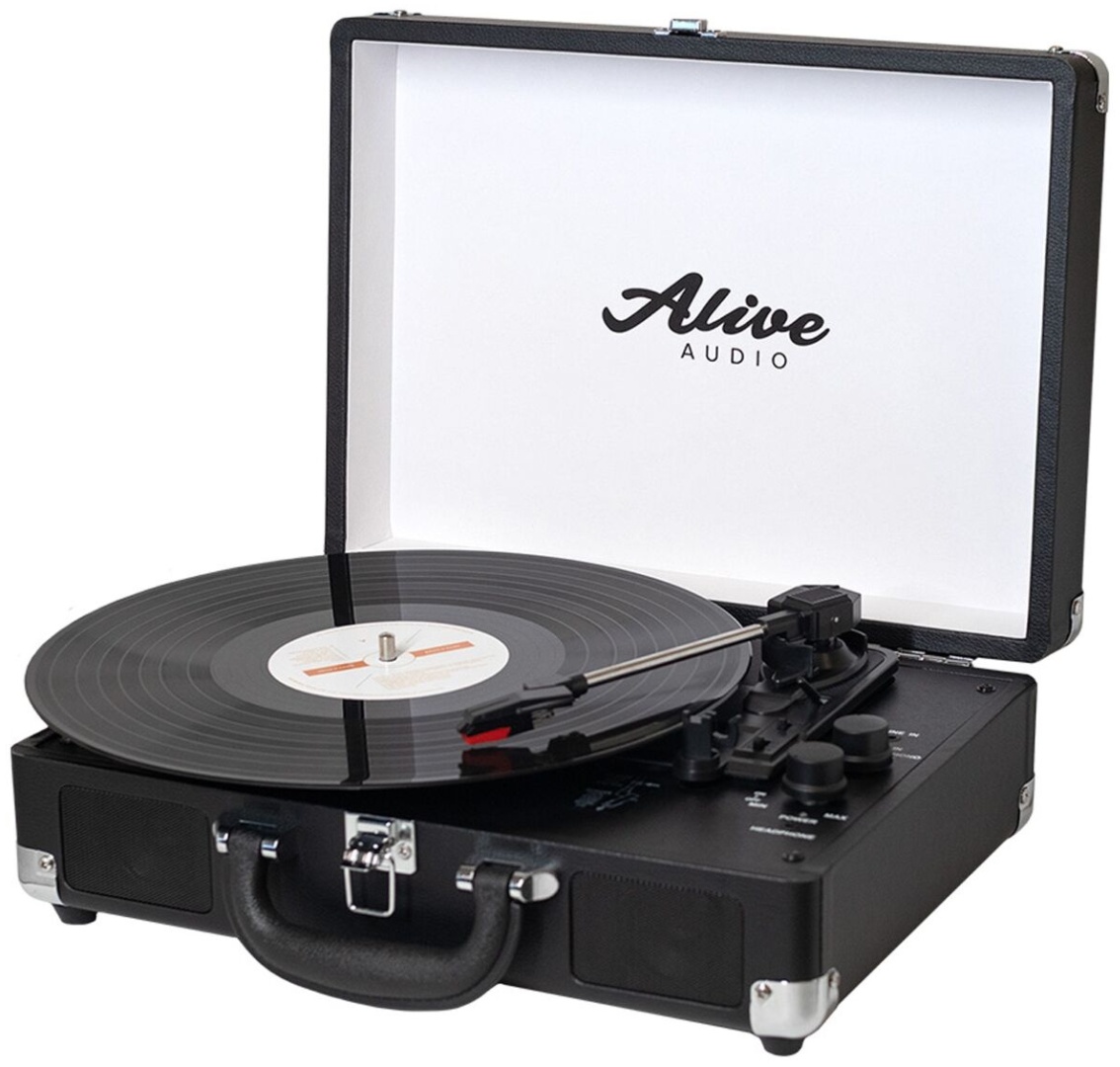 Виниловый проигрыватель ALIVE AUDIO GLAM Noir черный