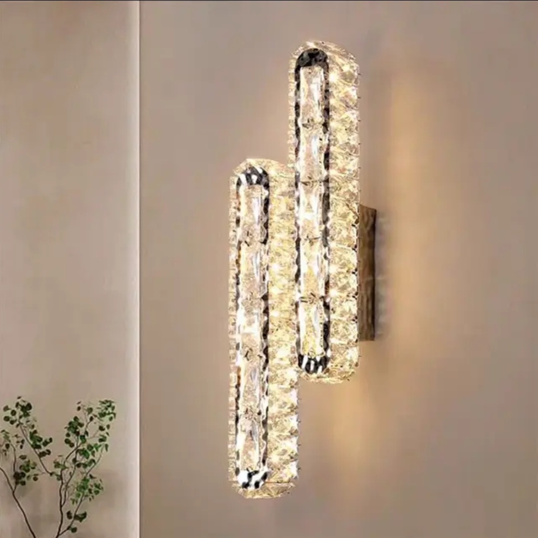 Бра настенный Light LED, золотистый, серебристый