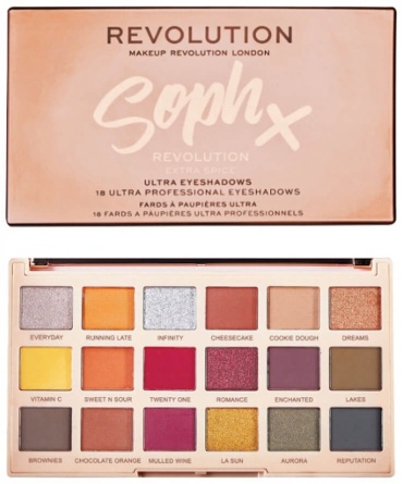 Makeup Revolution тени прессованные Soph X Extra Spice N