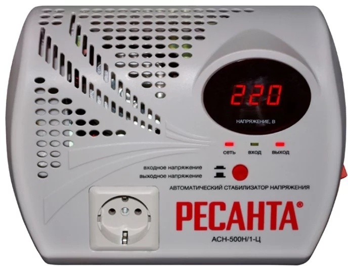 Стабилизатор напряжения Ресанта LUX АСН-500Н/1-Ц