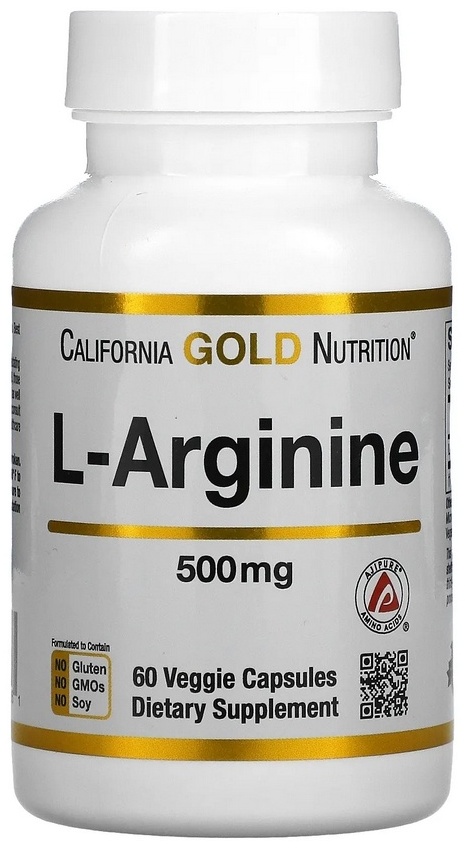 Купить California Gold Nutrition БАД L-Arginine 60 капсул в Алматы ...