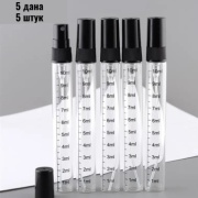 Атомайзер наливным путем пластик, стекло 10 мл 5 шт