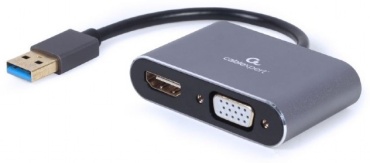 переходник Cablexpert USB Type-C - HDMI A-USB3-HDMIVGA-01