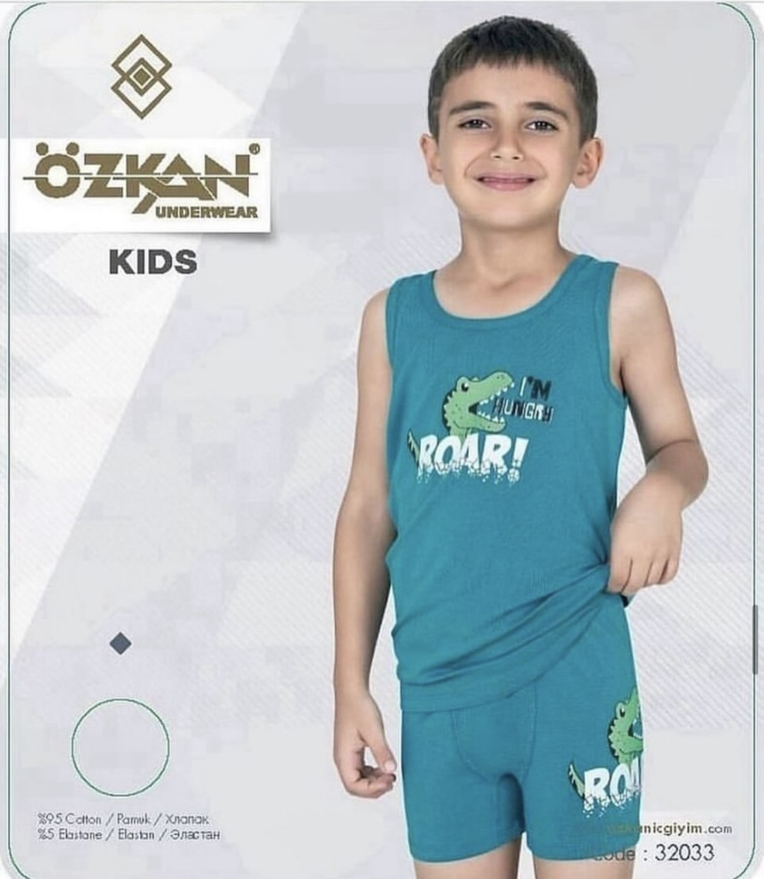 Комплект OZKAN UNDERWEAR зеленый, мультиколор