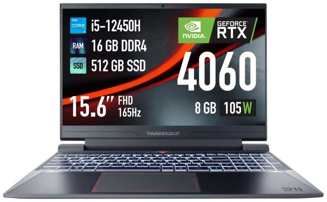Ноутбук ThundeRobot 911 X Wild Hunter G2 Pro 15.6" / 16 Гб / SSD 512 Гб / Win 11 Pro /