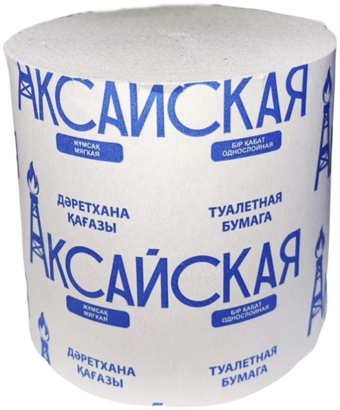Туалетная бумага 1-слойный 1 шт, вторичная целлюлоза