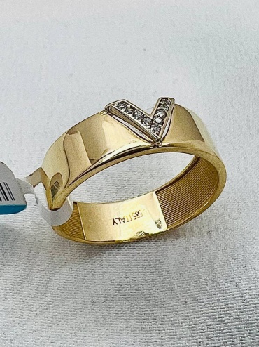 Raia Gold 0900 размер 17 вес 2.3 г золото, без вставок
