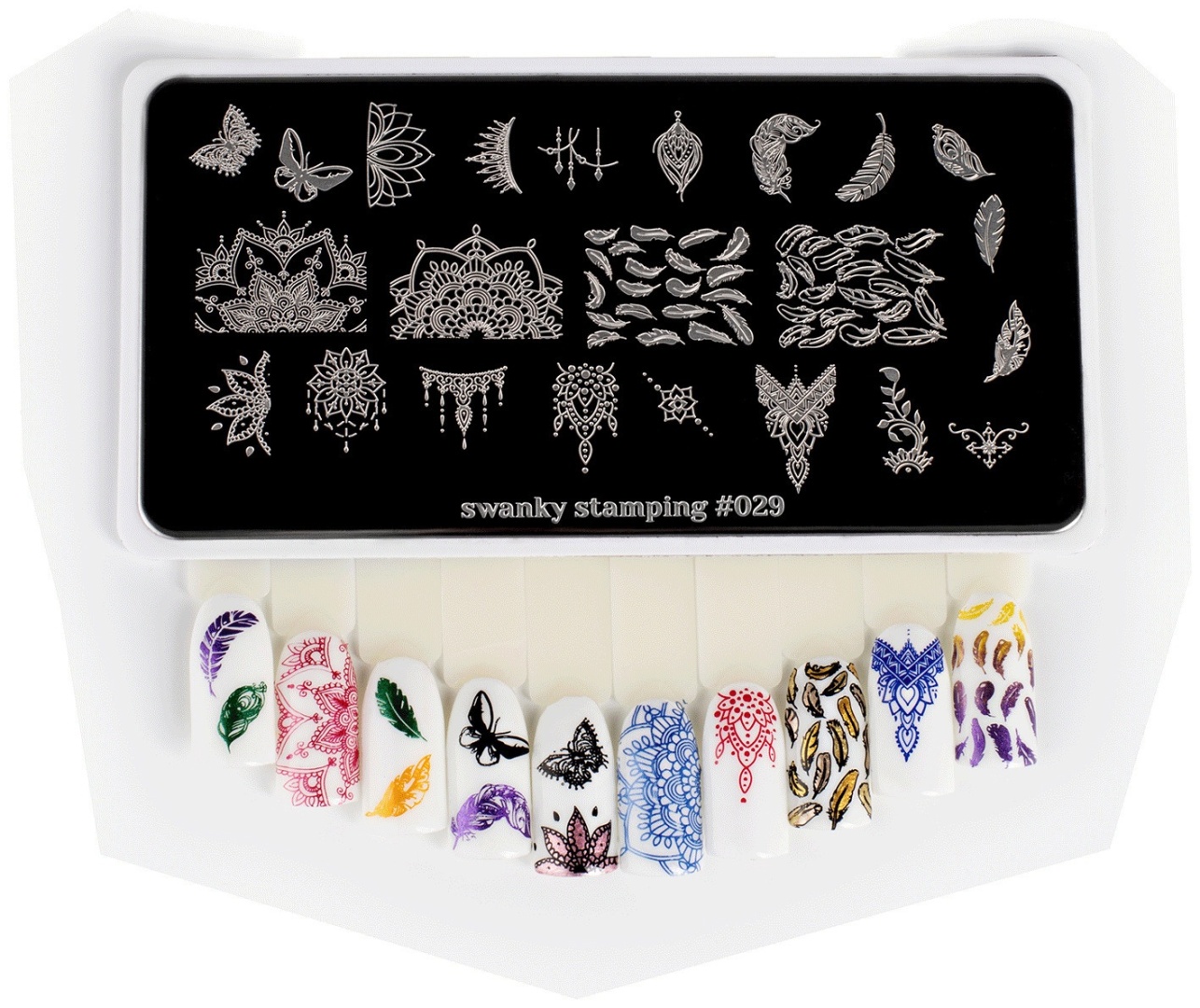 Swanky Stamping Пластина для стемпинга 029