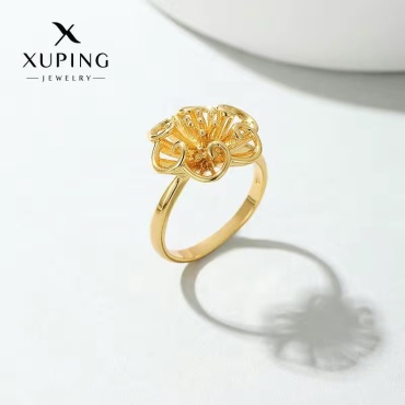 Кольцо Xuping Jewelry размер 16.5 медицинское золото, без вставок