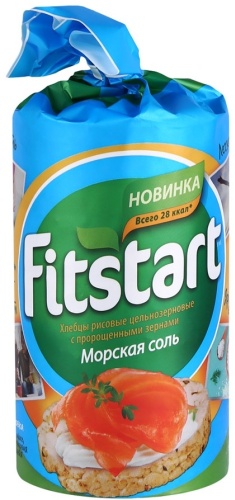 Fitstart рисовые с морской солью 90 г