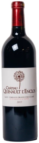 Вино Chateau Quinault L'Enclos Saint-Emilion Grand Cru AOC 2017 сухое красное 14% 0.75 л
