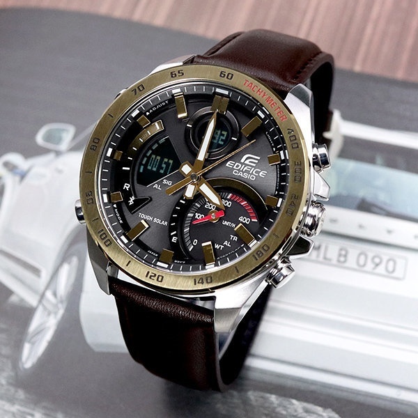 Кварцевые CASIO ECB-900GL-1ADR нержавеющая сталь