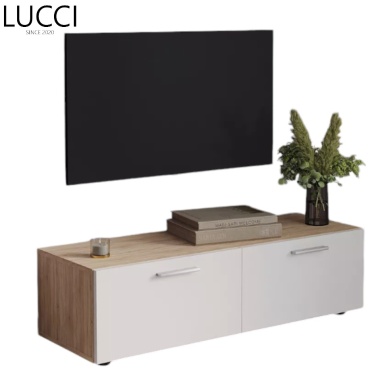 ТВ-тумба напольная LUCCI 27899344, 102x29.3x35 см, белый, бежевый
