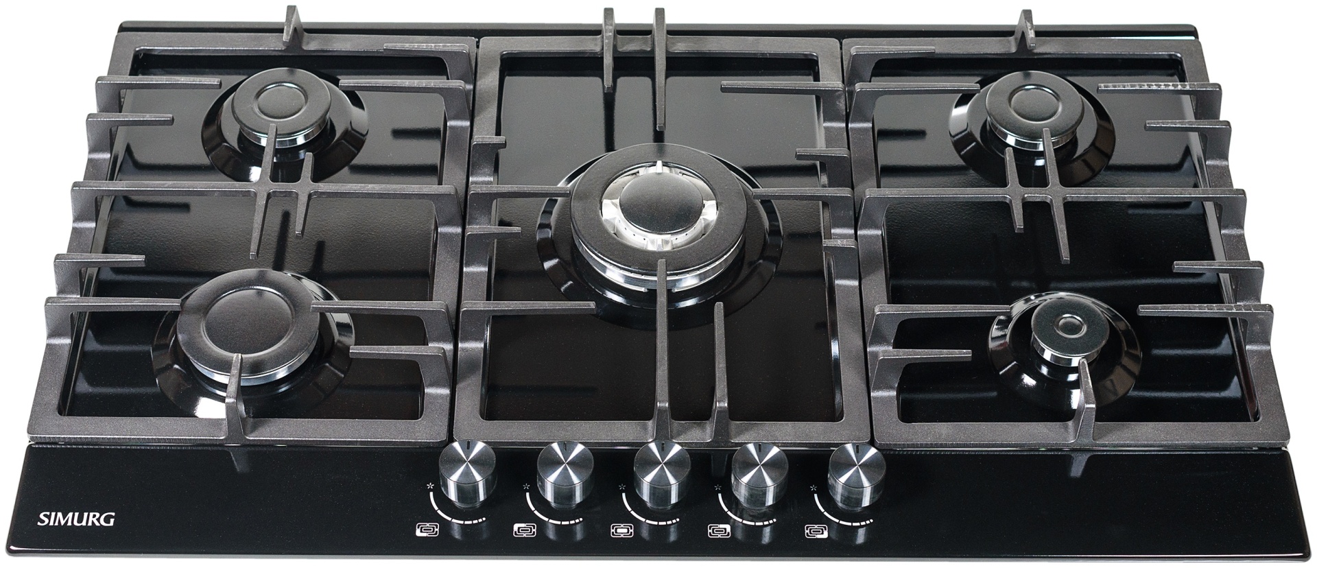 Газовая варочная поверхность SIMURG S 9502 FFD черный