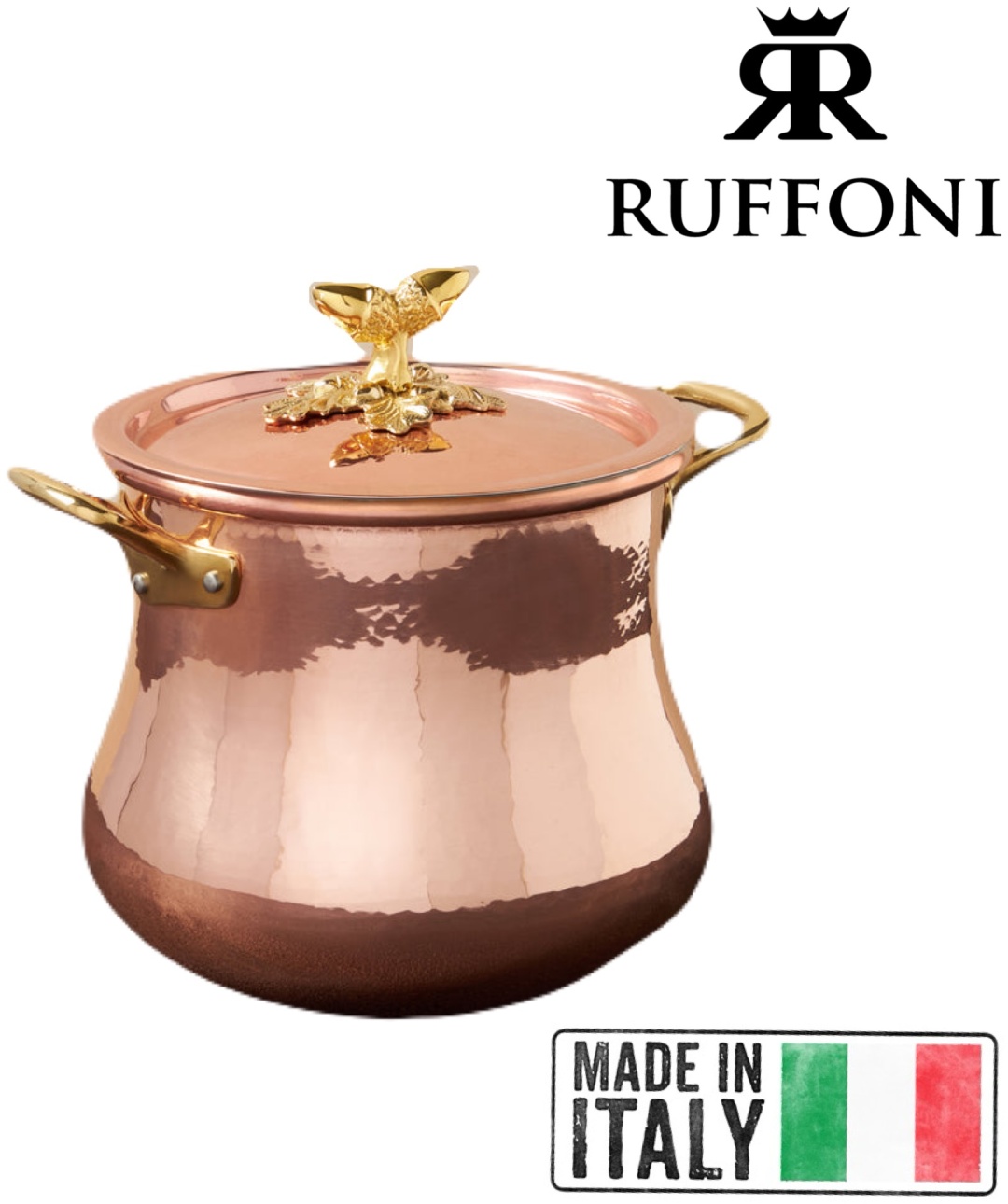 Кастрюля 5 л, RUFFONI Italy Handcrafted Historia 18 см медь