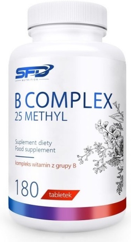 Специальная добавка SFD Nutrition Витамин B-комплекс 25-Метил 180 капсул