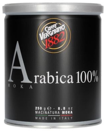 Кофе Caffe Vergnano Arabica 100% Moka молотый 250 г
