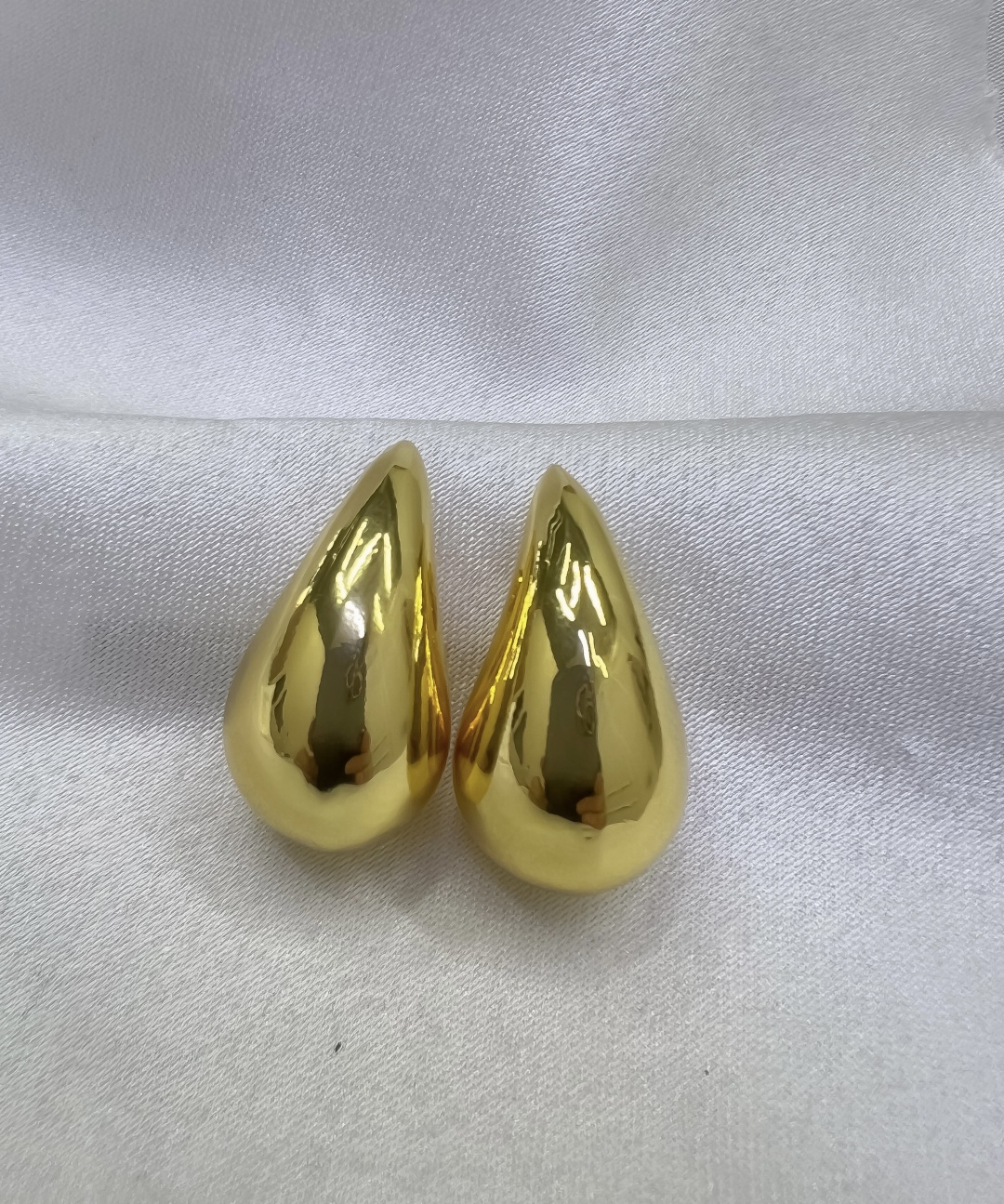 Серьги Stainless Steel нержавеющая сталь, без вставок