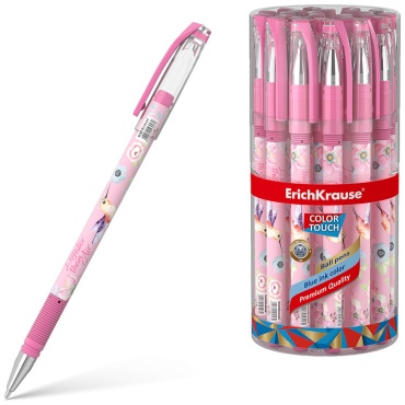 Ручка шариковая Erich Krause ColorTouch 1 шт, 0.7 мм, цвет чернил синий