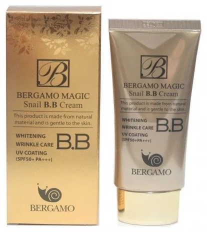 BERGAMO Magic Snail SPF50 BB крем универсальный 50 мл, фото 3
