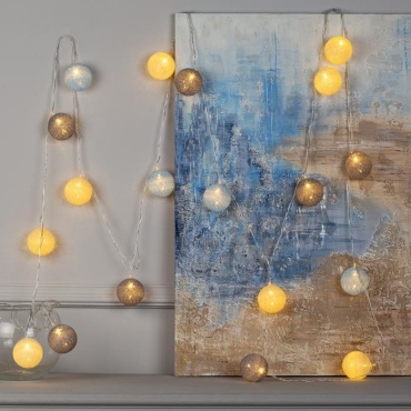 Шарики Luazon Lighting цвет свечения теплый белый 5 м