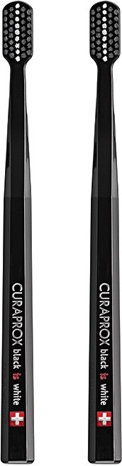 CURAPROX Black is White зубная щетка мягкая жесткость 2 шт