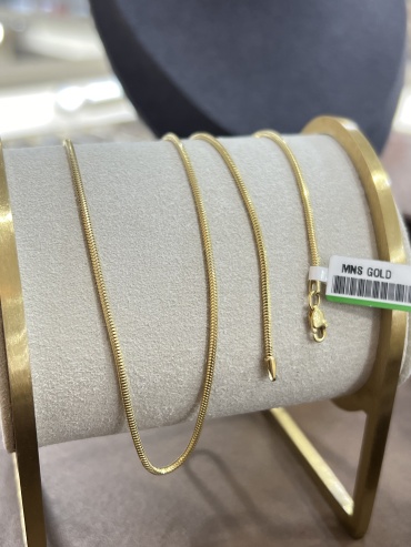 MIRSADO GOLD Mg длина 50 см, вес 3.88 г золото, плетение снейк