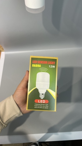 Лампочка 12W E27, светодиодная, холодный белый